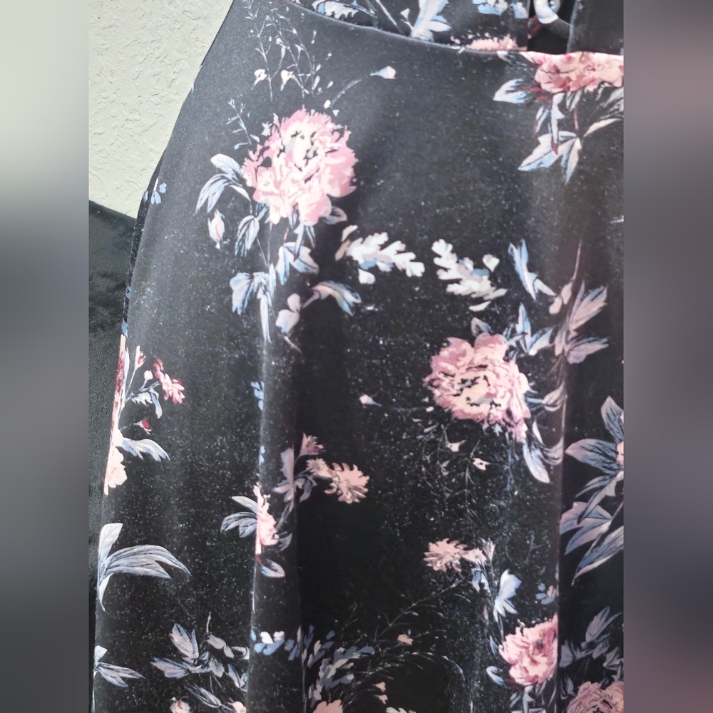 Charlotte Russe Black Floral Sleeveless Dress - Picture 4 of 6